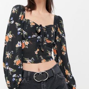 UO Puff Sleeve Top